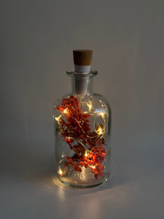 Flowerbottle Weinrot USB